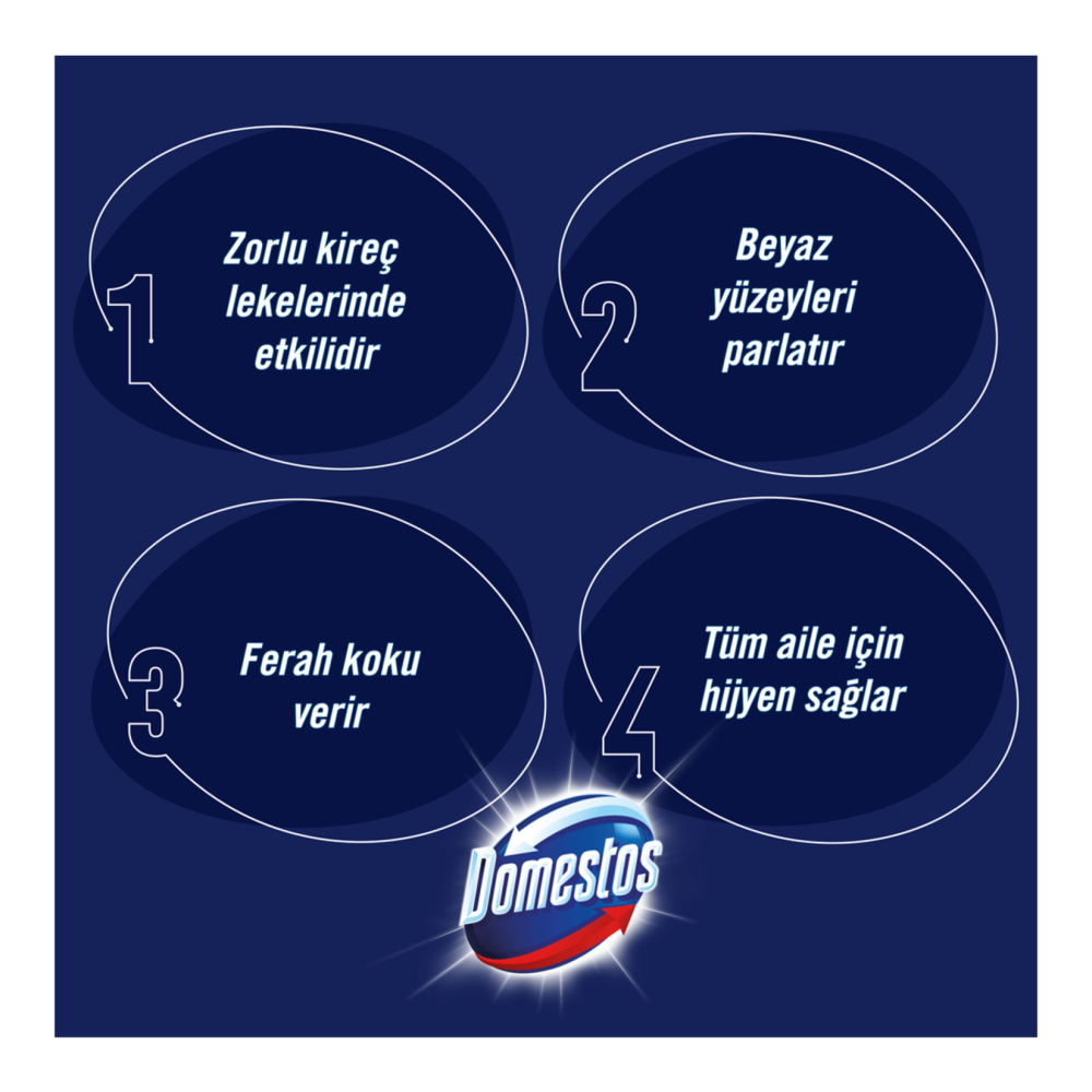 Domestos Tuvalet Temizleyici Çamaşır Suyu 750 ML