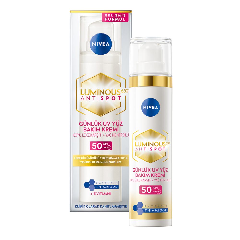 NIVEA Luminous630 Thiamidol Etkili SPF50 Leke Karşıtı Gündüz Yüz Kremi 40 ml