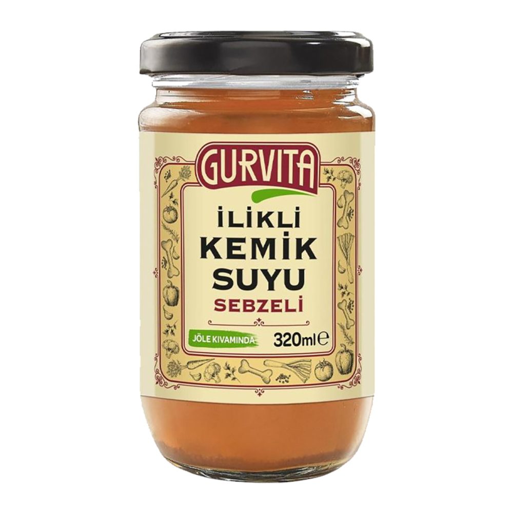 Gurvita İlikli Kemik Suyu Sebzeli 320 Ml