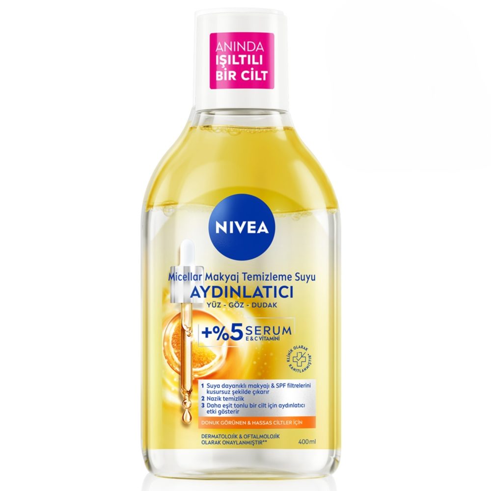 NIVEA Aydınlatıcı Micellar Makyaj Temizleme Suyu 400 Ml