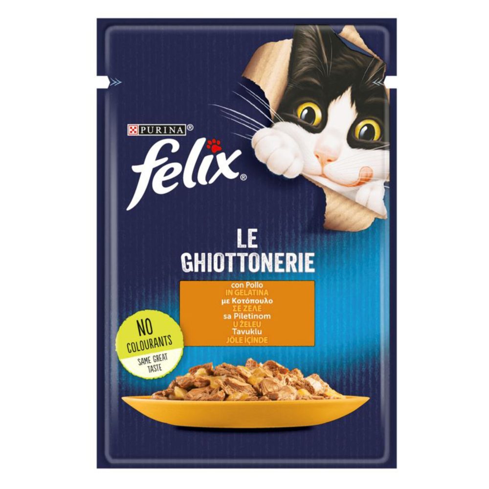 Felix Tavuklu Yaş Kedi Maması 85 G