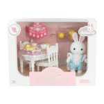 Mega Bay Dreamy Mini Tavşan - Aksesuarlı Yemek Masası