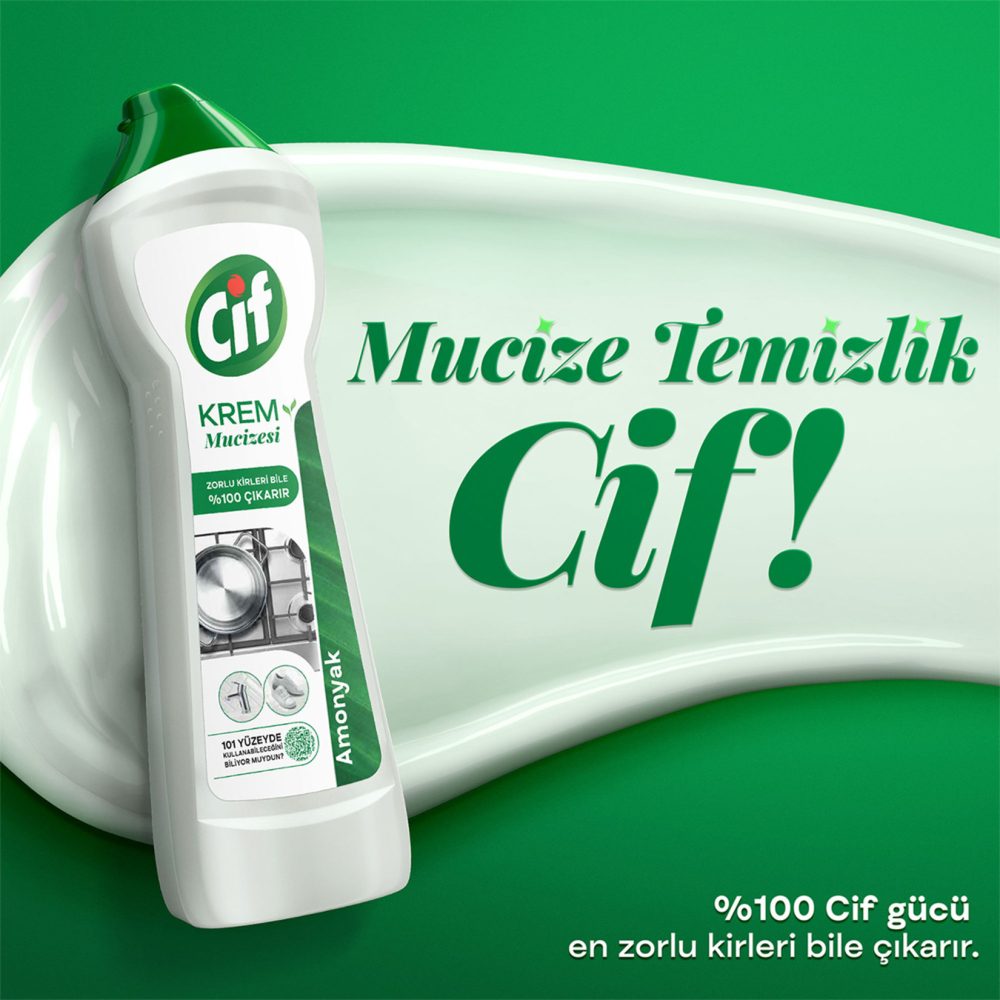 Cif Krem Mucize Yüzey Temizleyici Amonyak 750 Ml