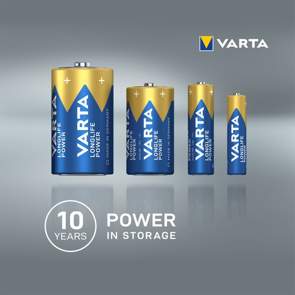 Varta Longlife Power AA Kalem Pil 4'lü Paket (Alkalin)