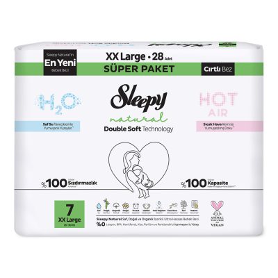 Sleepy Natural Double Soft 7 No 20-30 Kg 28'li