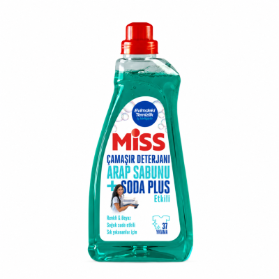 Miss Sıvı Çamaşır Deterjanı Arap Sabunu + Soda Etkili 1.5 L