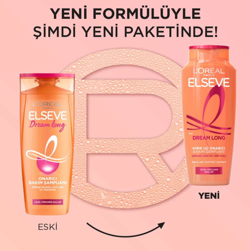 Elseve Dream Long Kırık Uç Onarıcı Bakım Şampuanı 300 Ml