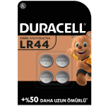 Duracell Özel LR44 Alkalin Düğme Pil 1,5 V 4'lü Paket