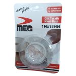 Meg Çift Taraflı Nano Bant 18 Mm 1 Mt 2 Mm Kalınlık