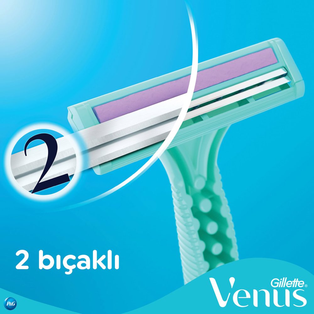 Gillette Simply Venus 2 Kullan At Kadın Tıraş Bıçağı 4 Adet