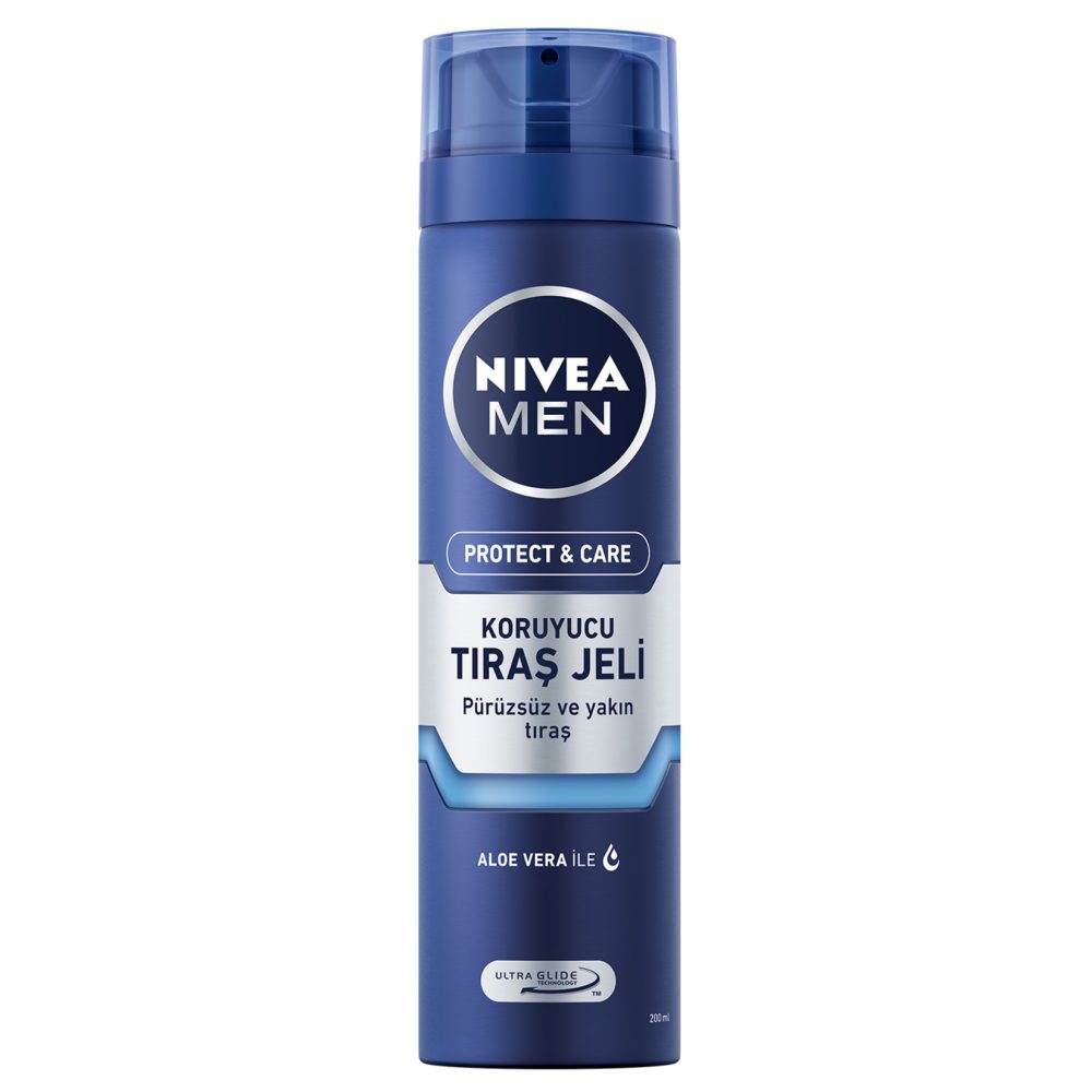 NIVEA MEN Erkek Protect & Care Koruyucu Tıraş Jeli 200 Ml