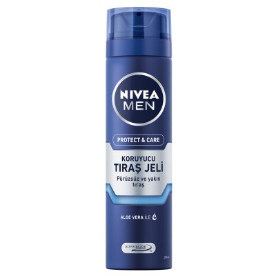 NIVEA MEN Erkek Protect & Care Koruyucu Tıraş Jeli 200 Ml