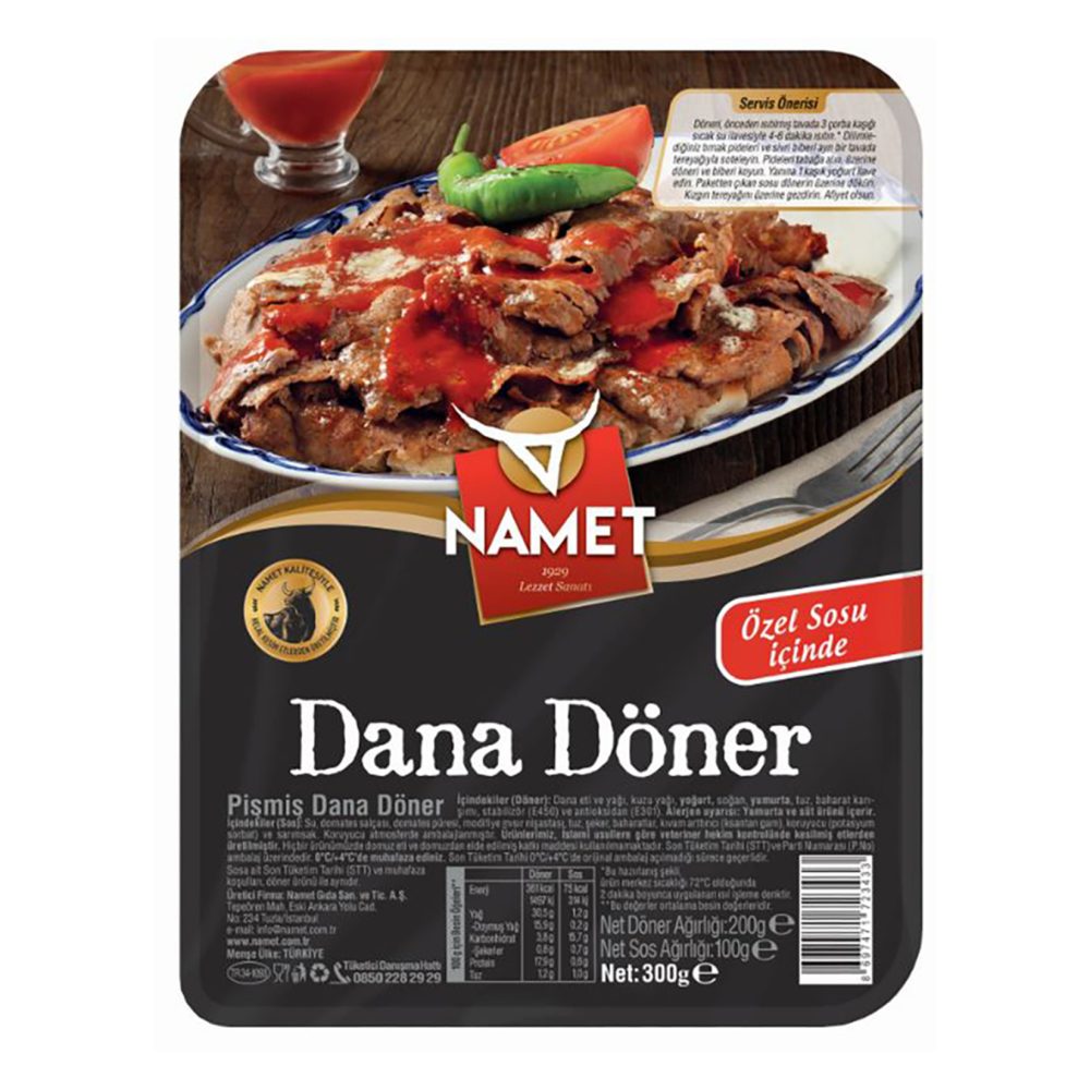 Namet Dana Soslu Döner 200 + 100 G