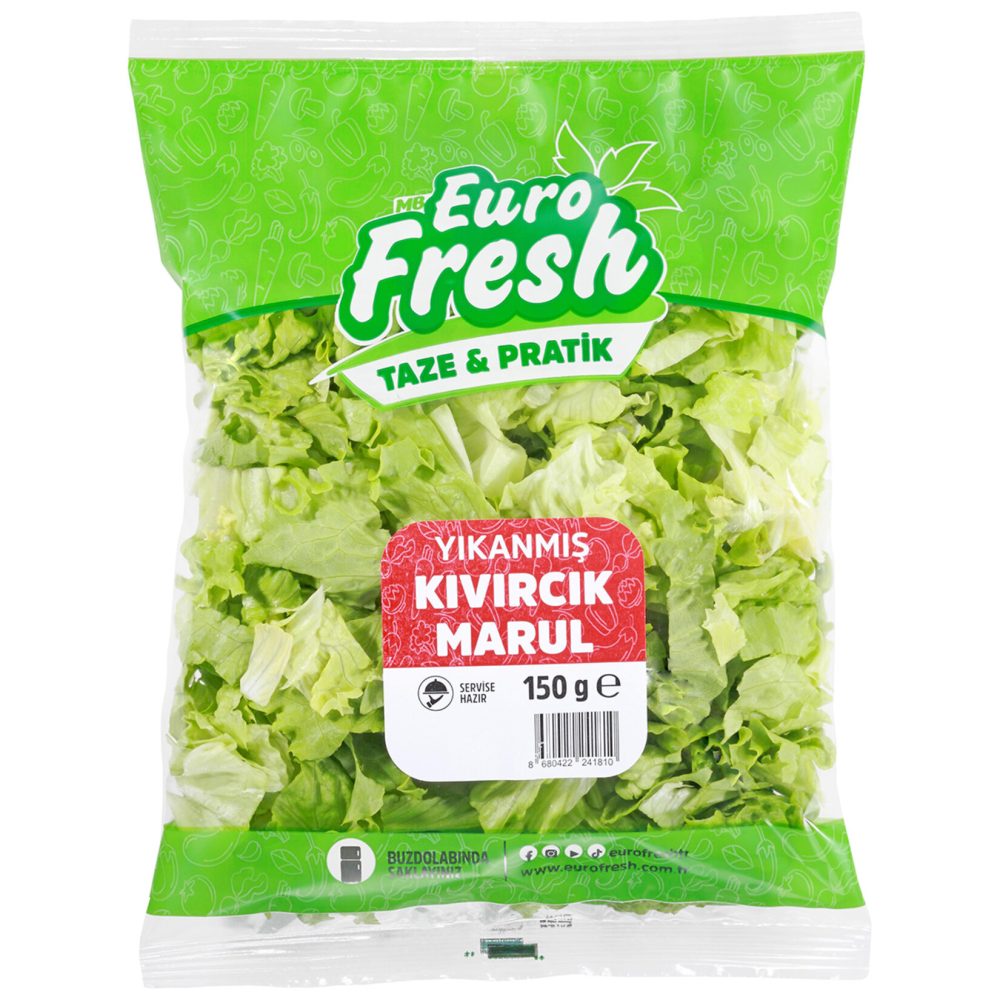 Eurofresh Yıkanmış Kıvırcık Marul 150 G