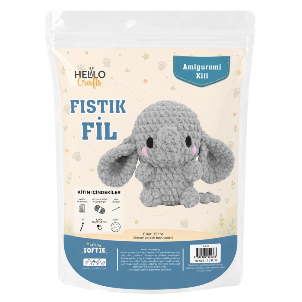 Tuva Velvet Kadife Amigurumi Kiti