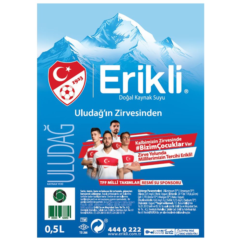 Erikli Su 12 x 500 Ml