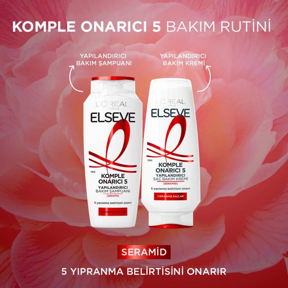Elseve Komple Onarıcı 5 Bakım Şampuanı 300 Ml