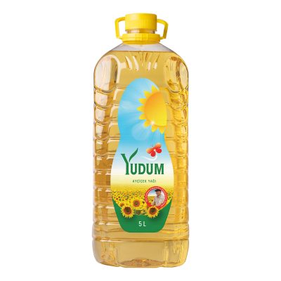 Yudum Ayçiçekyağı 5 L (Köşeli Pet)