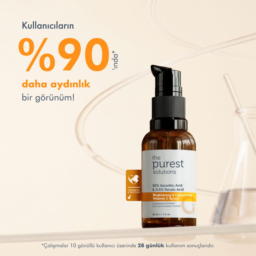 The Purest Solutions C Vitamini Aydınlatıcı Serum 30 ml