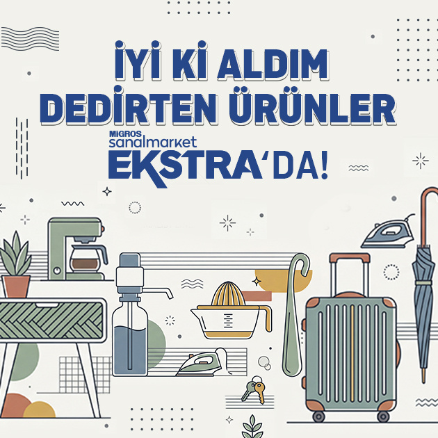 Gıda Dışı Genel-MEkstra-İyi Ki Aldım Dedirten Ürünler Migros Ekstra'da 4H3 - freebxo